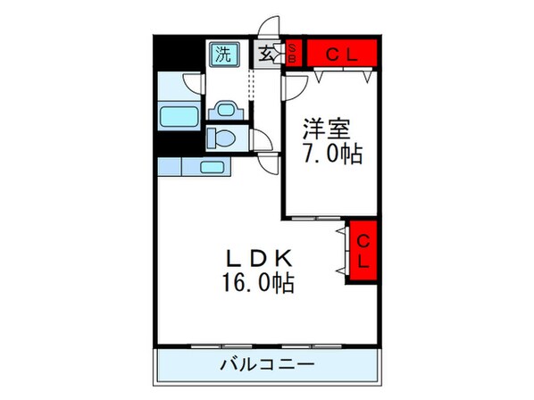 オーネス緑地公園の物件間取画像